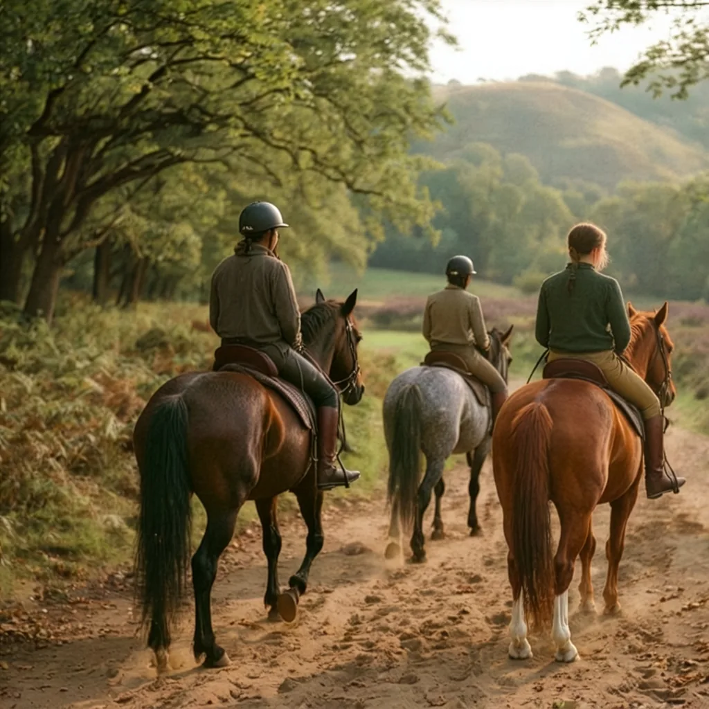 Balade à cheval en Corrèze, autour de Ussac